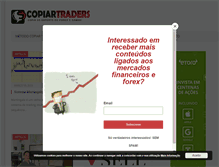Tablet Screenshot of copiartraders.com